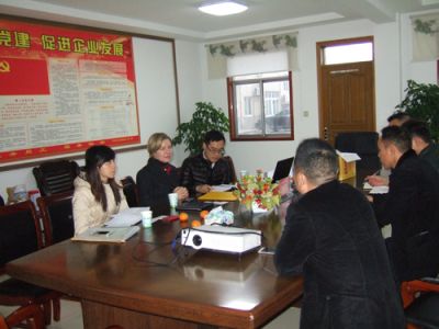 荷蘭客商到安徽金泉生物科技股份有限公司進(jìn)廠(chǎng)審計(jì)